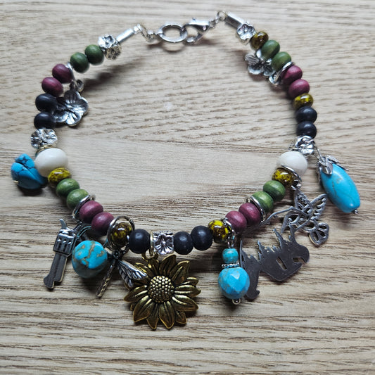Nature themed bracelet