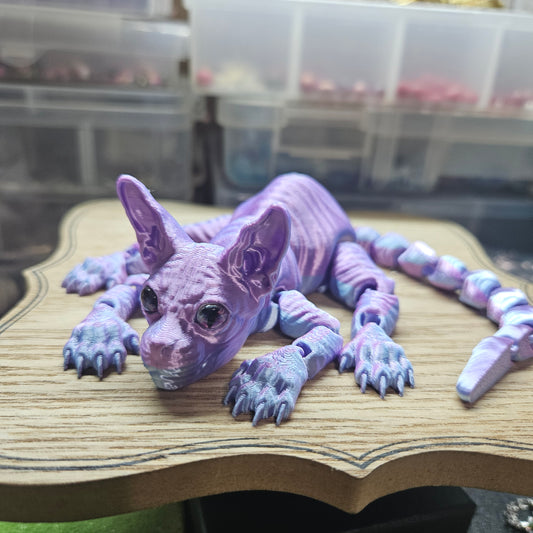 Hairless cat 3 d printed toy