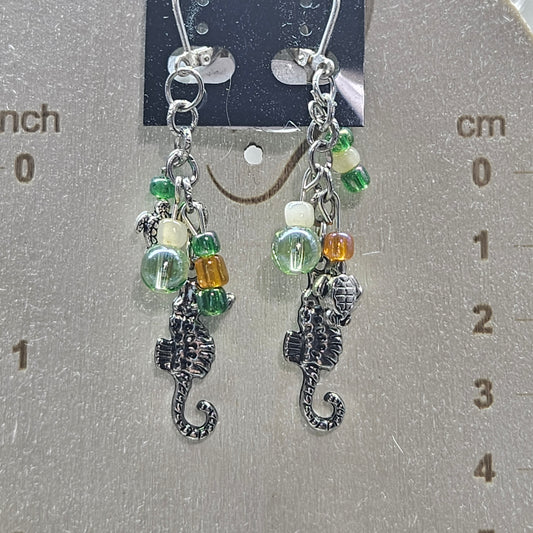Beach themed  dangle earrings
