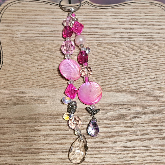 Hot pink Keychain